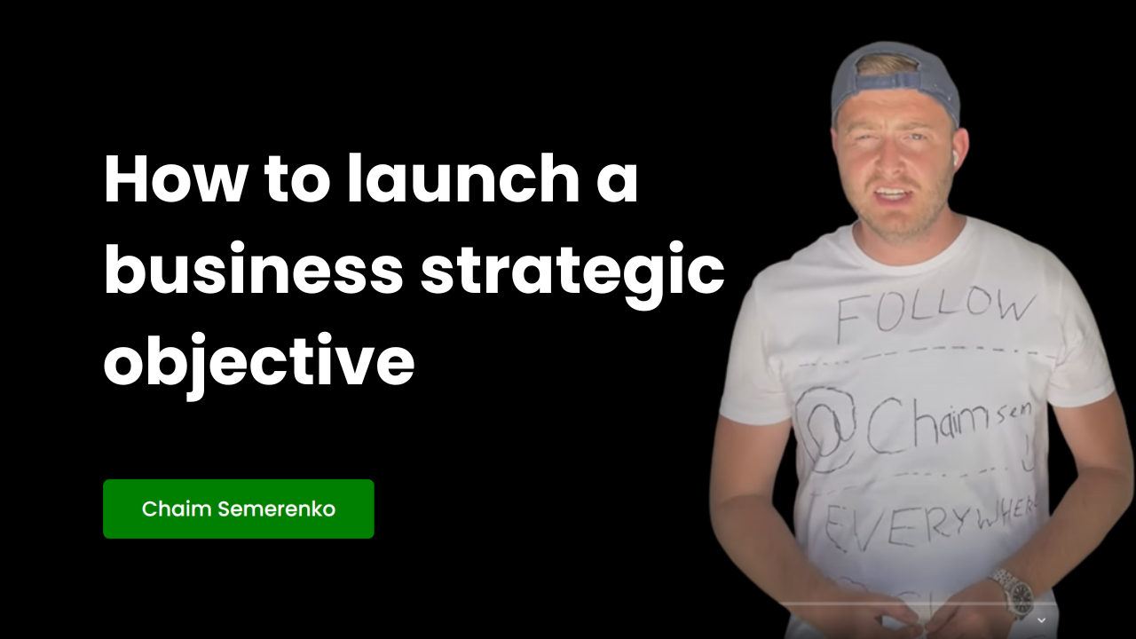 how to find your strategic objective